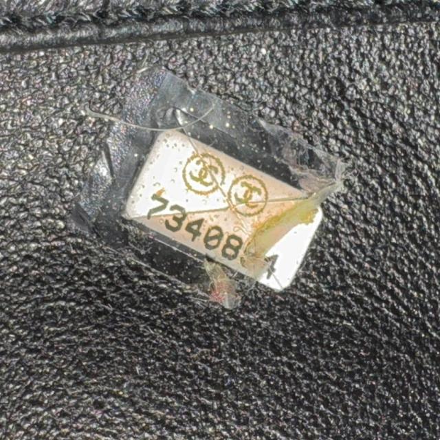 CHANEL シャネル ショルダーバッグ ブラック×アイボリー 14054