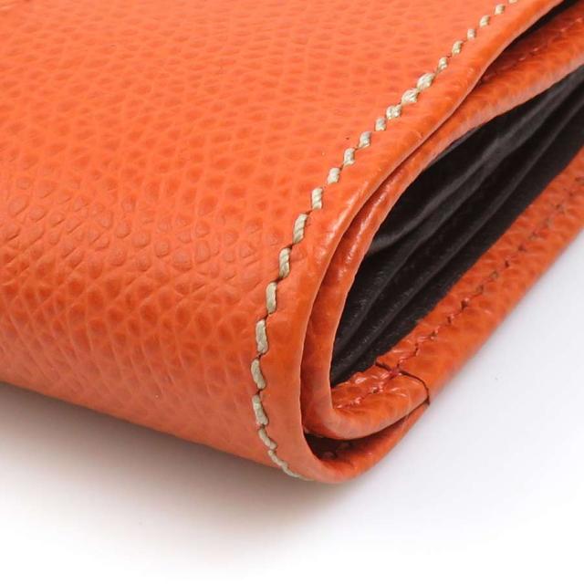 LOEWE ロエベ 二つ折り財布 オレンジ 14062 ユニセックス【中古】 r10877i