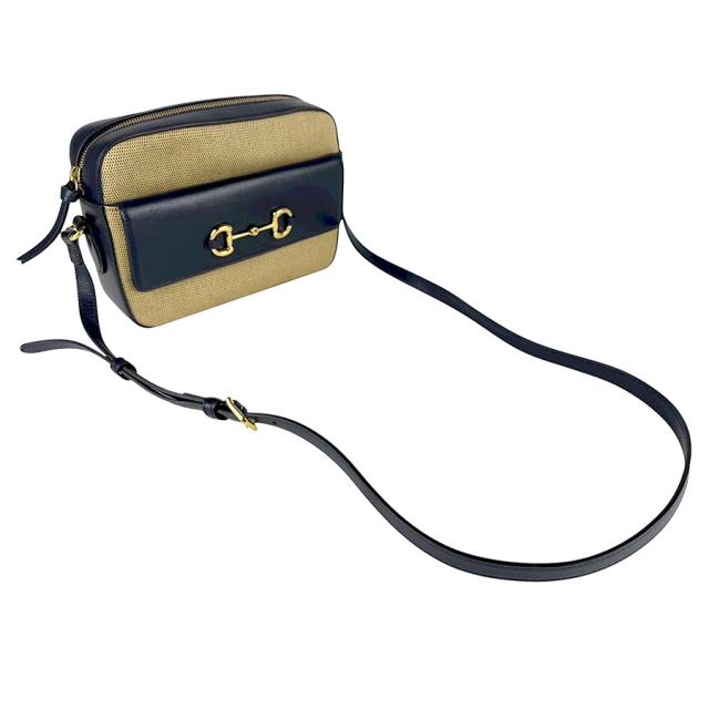 GUCCI グッチ ホースビット 645454 斜め掛けショルダーバッグ ベージュ