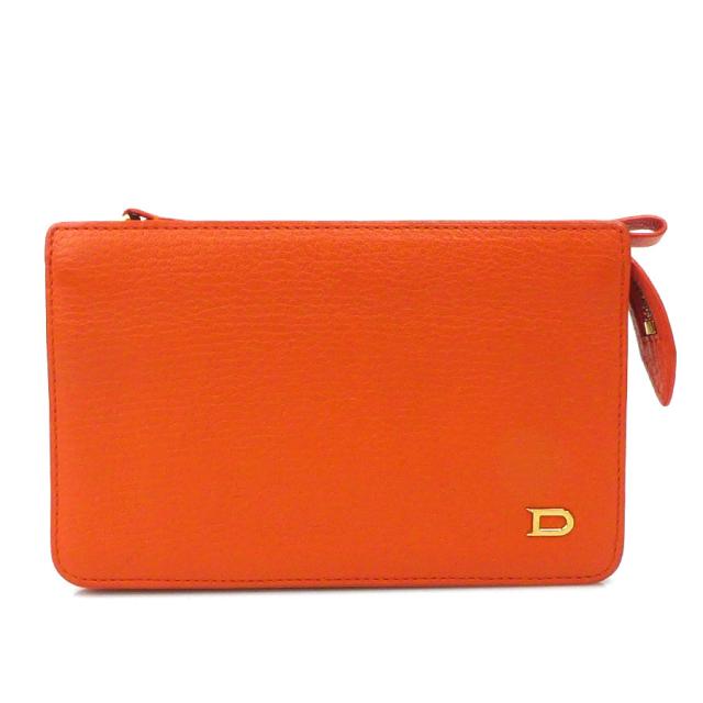 DELVAUX デルヴォー 長財布 オレンジ 14062 レディース【中古】 h31710a