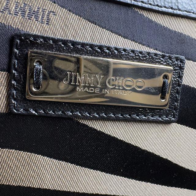 JIMMY CHOO ジミーチュウ ハンドバッグ かごバッグ ベージュ/ブラック