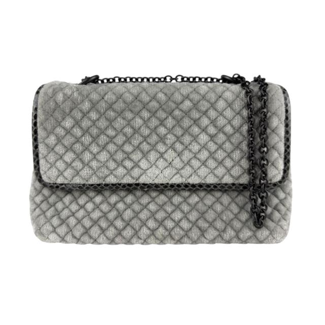 BOTTEGAVENETA ボッテガヴェネタ ショルダーバッグ グレー 14055 レディース【中古】 z7742