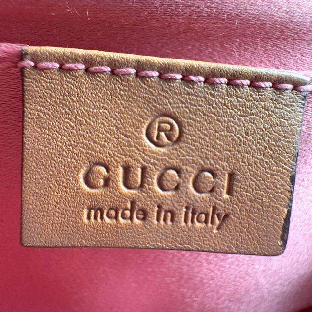 GUCCI グッチ 432581 ショルダーバッグ メタリックピンク 14061
