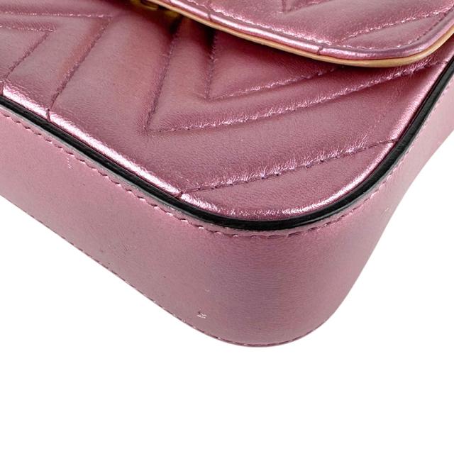 GUCCI グッチ 432581 ショルダーバッグ メタリックピンク 14061