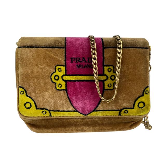 PRADA プラダ ショルダーバッグ ベルトバッグ ブラウン系 14057 レディース【中古】 z7776