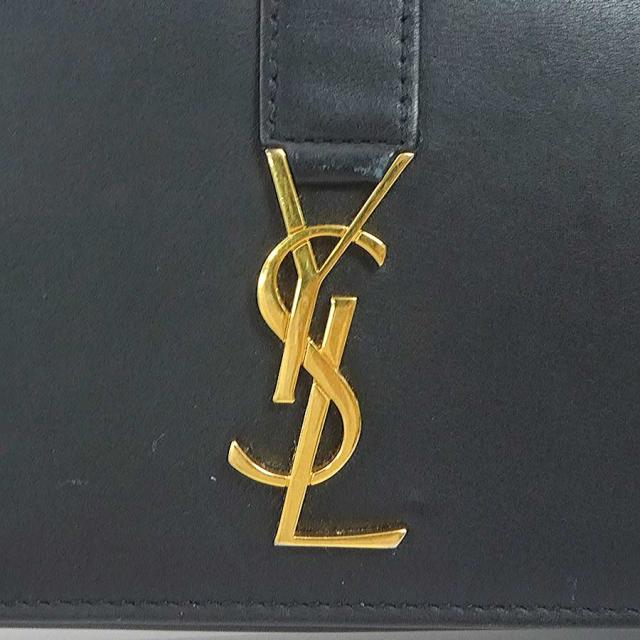 SAINT LAURENT サンローラン 長財布 ブラック 14054 レディース【中古