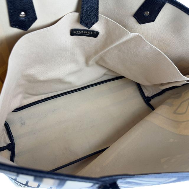 CHANEL シャネル セントラルステーション トートバッグ ベージュ