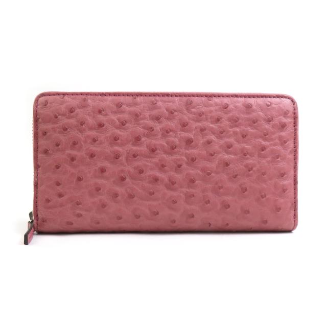 GUCCI グッチ 302005 ラウンドファスナー長財布 モーヴピンク 14061 レディース【中古】 56467a