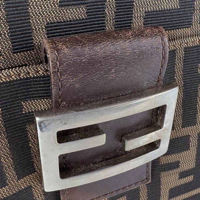 FENDI フェンディ ズッカ ショルダーバッグ ブラウン 14057 レディース【中古】 z7804 FENDI フェンディ ズッカ ショルダーバッグ ブラウン 14057 レディース