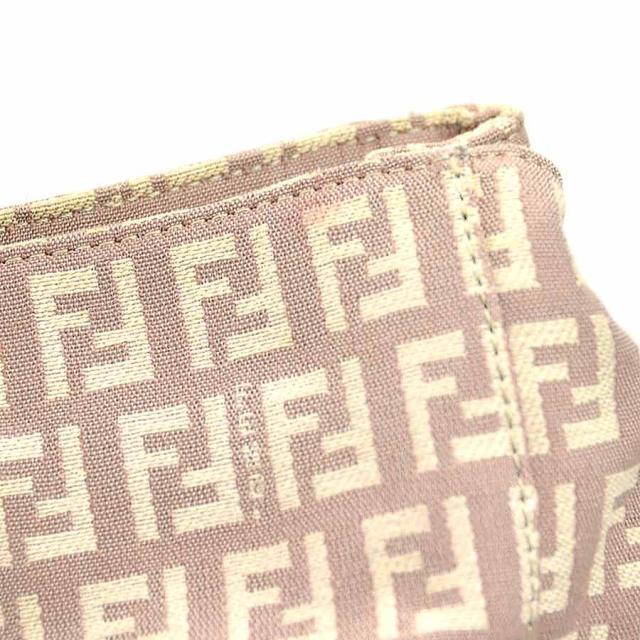 FENDI フェンディ ズッキーノ 2111.8BH133 ハンドバッグ ピンクベージュ 14059 レディース【中古】 e61173g
