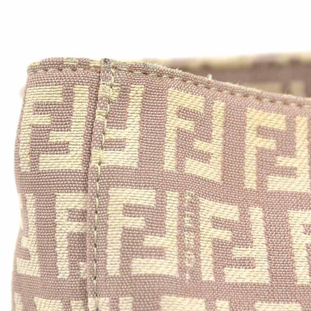 FENDI フェンディ ズッキーノ 2111.8BH133 ハンドバッグ ピンクベージュ 14059 レディース【中古】 e61173g