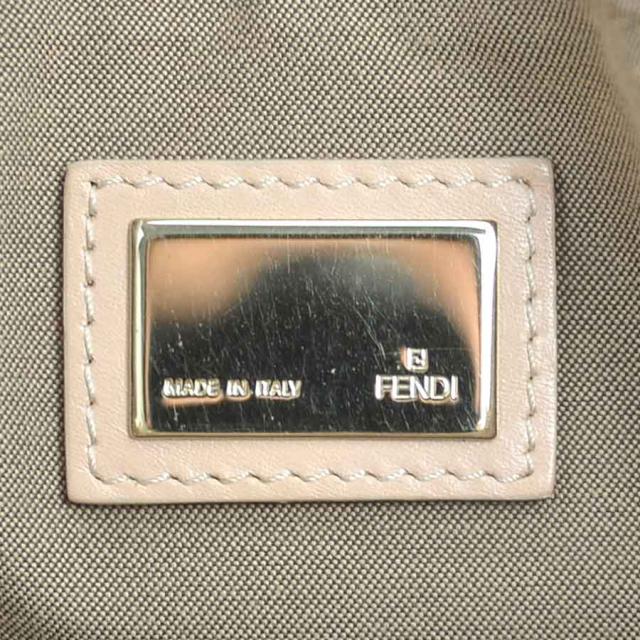 FENDI フェンディ ズッキーノ 2111.8BH133 ハンドバッグ ピンクベージュ 14059 レディース【中古】 e61173g
