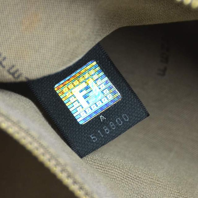 FENDI フェンディ ズッキーノ 2111.8BH133 ハンドバッグ ピンクベージュ 14059 レディース【中古】 e61173g