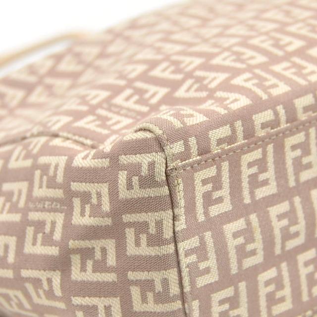 FENDI フェンディ ズッキーノ 2111.8BH133 ハンドバッグ ピンクベージュ 14059 レディース【中古】 e61173g