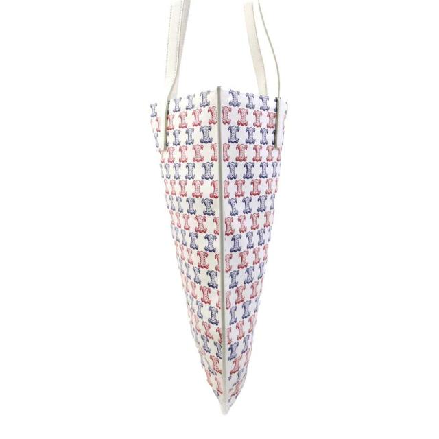 CELINE セリーヌ マカダム ショルダーバッグ ホワイト×レッド×ブルー