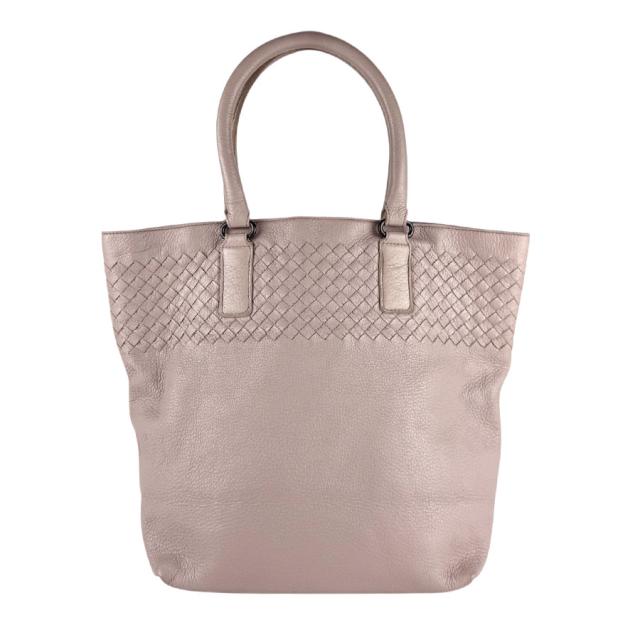 BOTTEGAVENETA ボッテガヴェネタ イントレチャート ハンドバッグ ピンク系 14061 レディース【中古】 z7997