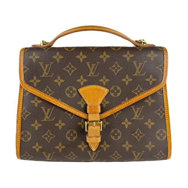 LOUIS VUITTON ルイ ヴィトン ベルエア モノグラム M51122 ハンドバッグ ショルダーバッグ ブラウン 14057 レディース【中古】 z7975