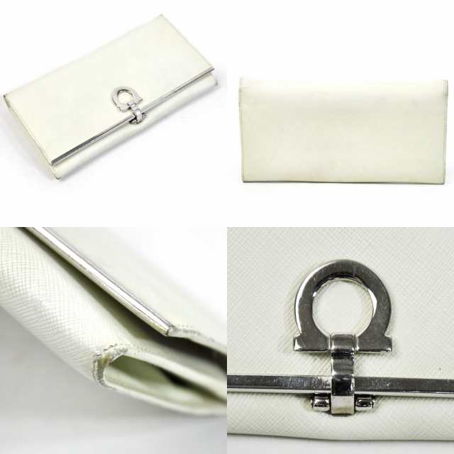 定番人気】【中古】Salvatore Ferragamo フェラガモ 長財布 レディース 