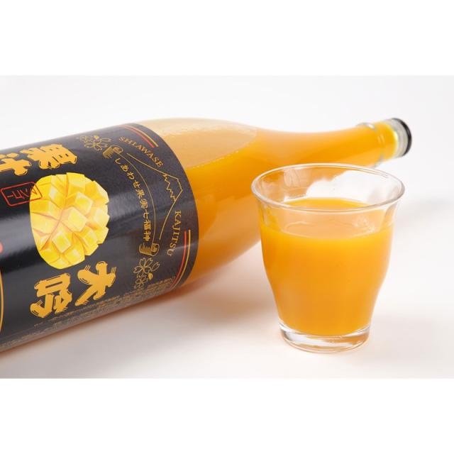 【大吟】しあわせ果実 七福神 大吟果汁 マンゴー 1800ml　北のさくら リキュール カクテル 割り材 フルーツ 果物 まんごー