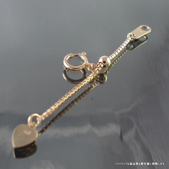 アジャスター 延長 K18 ベネチアン チェーン 18金 18k 18k 幅1mm 5cm 0.5g スライド レディース メンズ_4