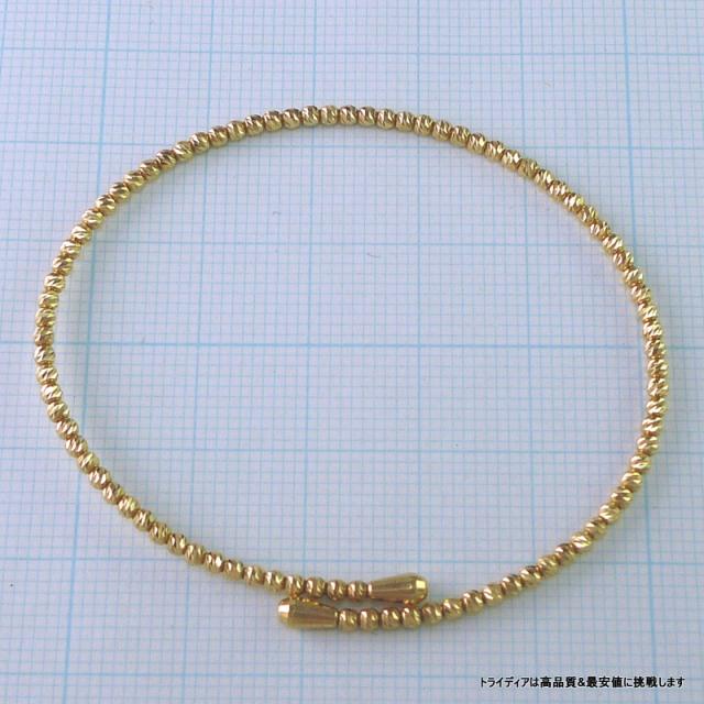 マリーナ バングル 18金 18k ゴールド k18 メンズ レディース プレゼント 幅2mm 18cm 3g_3