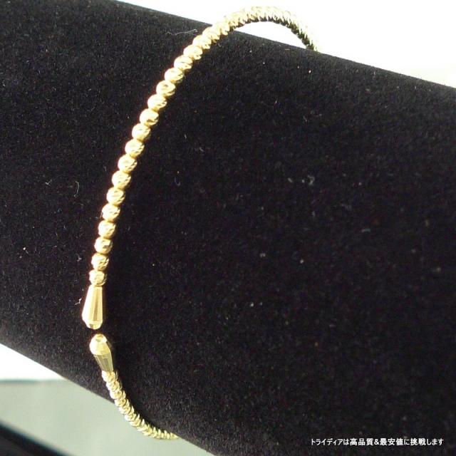 マリーナ バングル 18金 18k ゴールド k18 メンズ レディース プレゼント 幅2mm 18cm 3g_4