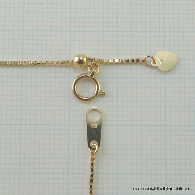 ベネチアン ネックレス 18金 18k ネックレスチェーン k18 メンズ レディース プレゼント 幅1mm 60cm ロングネックレス 4g スライド_2