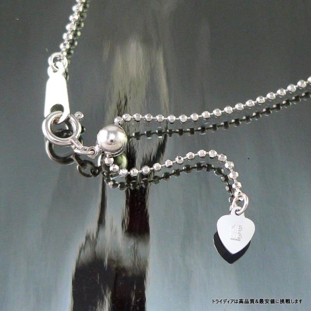 カットボール ネックレス 18金 18k ホワイトゴールド WG ネックレス