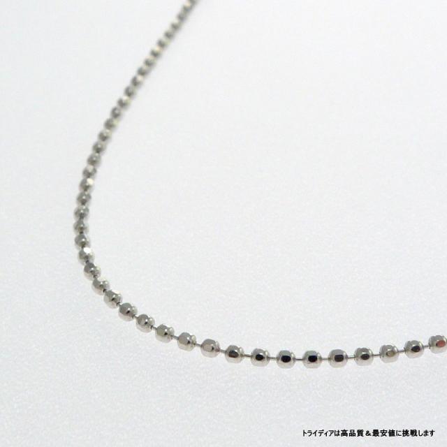 カットボール ネックレス プラチナ Pt850 ネックレスチェーン メンズ 
