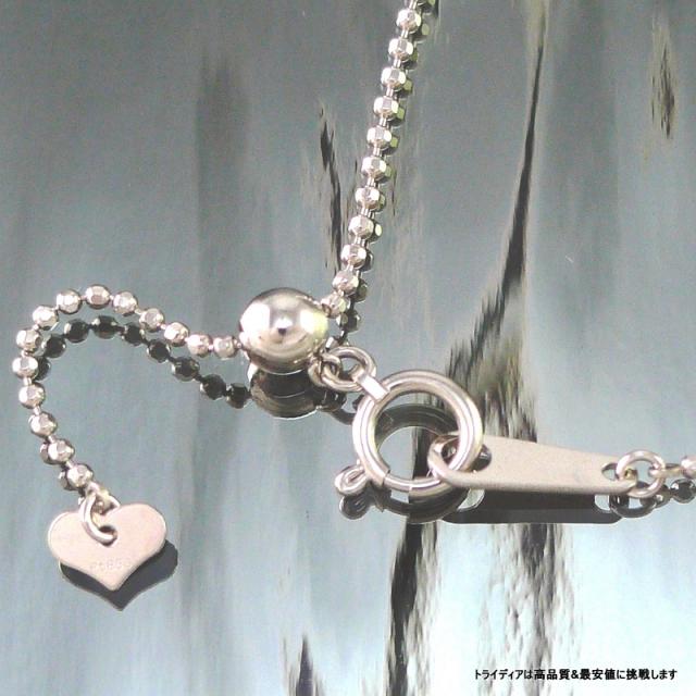 カットボール ネックレス プラチナ Pt850 ネックレスチェーン メンズ レディース プレゼント 幅1.2mm 50cm 3.9g スライド_2
