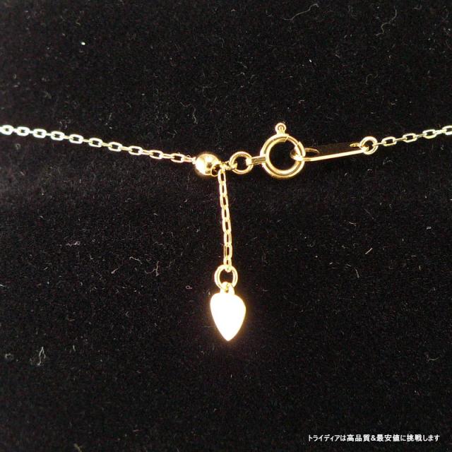 アズキ ネックレス 18金 18k ネックレスチェーン k18 メンズ レディース プレゼント 幅0.7mm 50cm 1.6g スライド_1
