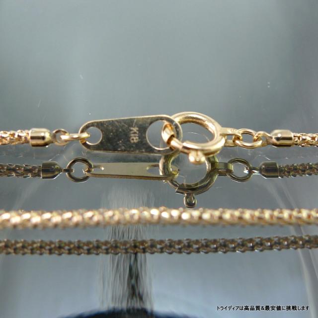 ラズベリー ネックレス 18金 18k ネックレスチェーン k18 メンズ レディース プレゼント 幅1.2mm 40cm 2.1g 引輪_1