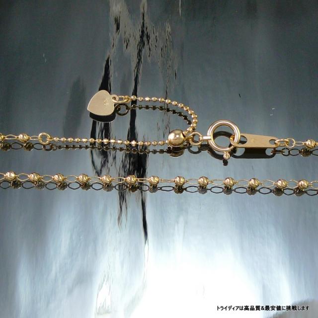 マリーナハーフ ネックレス 18金 18k ネックレスチェーン k18 メンズ レディース プレゼント 幅1.8mm 45cm 2.6g スライド_1