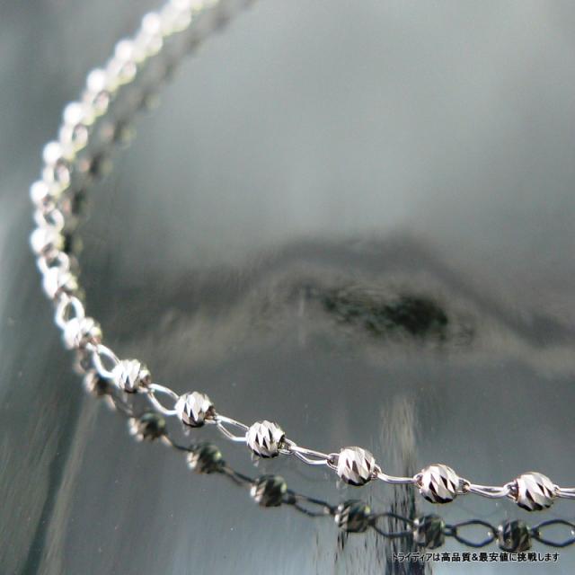マリーナハーフ ネックレス 18金 18k ホワイトゴールド WG ネックレスチェーン k18 メンズ レディース プレゼント 幅1.8mm 45cm 2.7g スライド