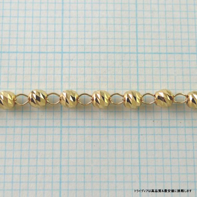 マリーナハーフ ブレスレット 18金 18k ゴールド k18 メンズ レディース プレゼント 幅2.5mm 18cm 1.7g 引輪_2