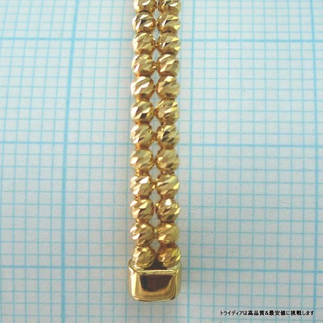 マリーナ バングル 18金 18k ゴールド k18 メンズ レディース プレゼント 幅4mm 13cm 4.7g_2