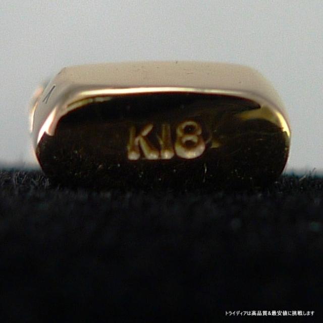 マリーナ バングル 18金 18k ピンクゴールド PG k18 メンズ レディース プレゼント 幅6mm 13cm 7.1g_2