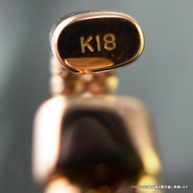 マリーナ リング 指輪 18金 18k ピンクゴールド PG k18 メンズ レディース プレゼント 幅4mm 対応サイズ 6-8 1.9g_1