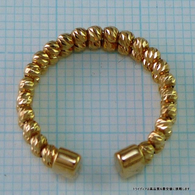マリーナ リング 指輪 18金 18k ピンクゴールド PG k18 メンズ レディース プレゼント 幅4mm 対応サイズ 6-8 1.9g_2