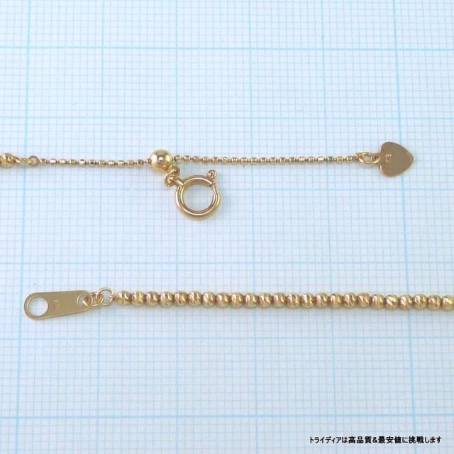 マリーナ ネックレス 18金 18k ピンクゴールド PG ネックレスチェーン k18 メンズ レディース プレゼント 幅2mm 45cm 5.6g スライド_2