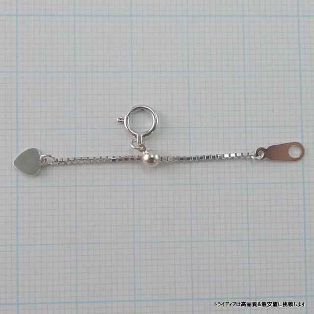 K18 WG アジャスター 延長 K18 ベネチアン チェーン 18金 18k 18k 幅1mm 5cm 0.5g スライド レディース メンズ_1
