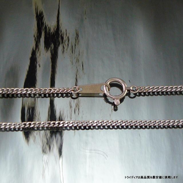 プラチナ 喜平 ネックレス 4.6g 50cm 2面 幅1.3mm Pt850 喜平 