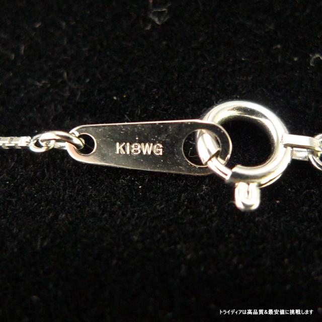 ベネチアン ネックレス 18金 18k ホワイトゴールド WG ネックレス 