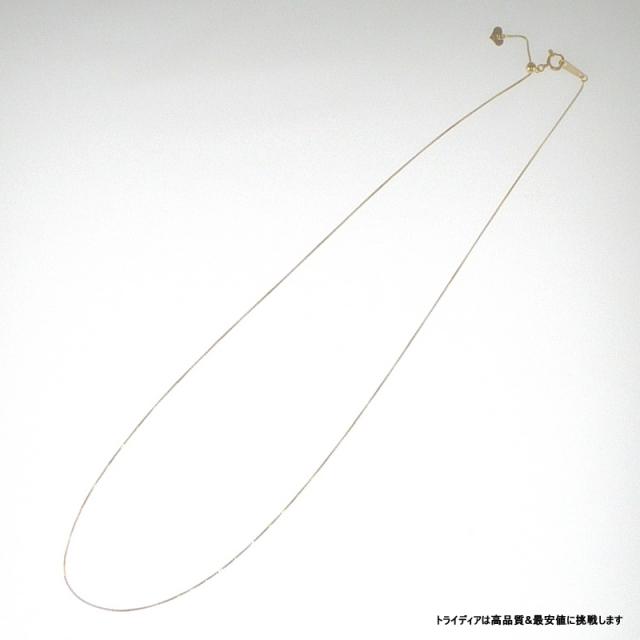 ベネチアン ネックレス 18金 18k ネックレスチェーン k18 メンズ レディース プレゼント 幅0.5mm 45cm 1.1g スライド_2