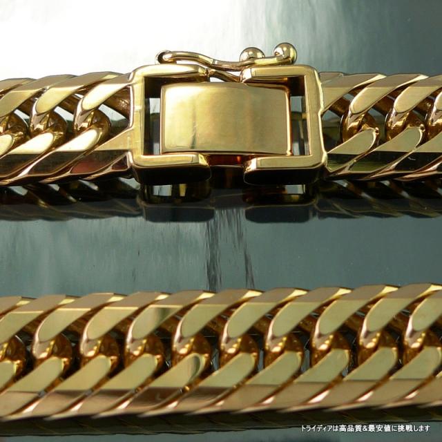 18金 喜平 ネックレス 100g 60cm 8面 トリプル 造幣局検定付 幅7.5mm