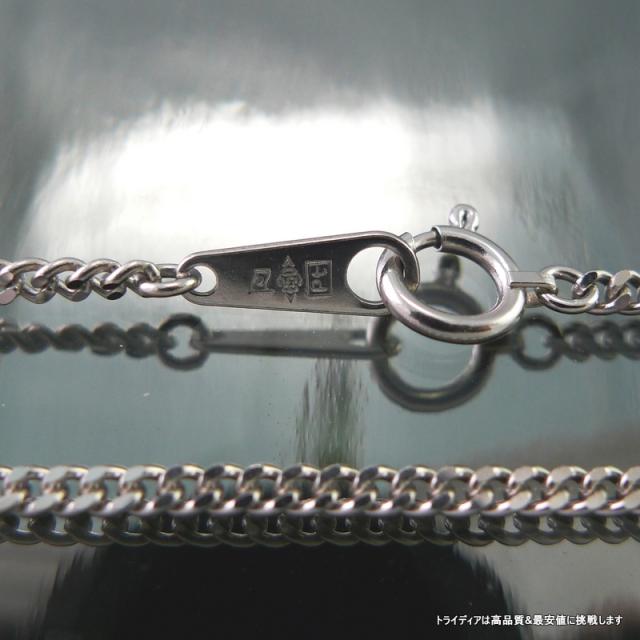 プラチナ 喜平 ネックレス 10g 60cm ロングネックレス 2面 幅1.8mm 