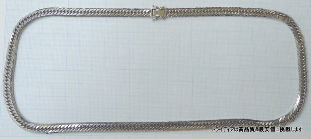 プラチナ 喜平 ネックレス 100g 60cm 8面 トリプル 幅7.2mm