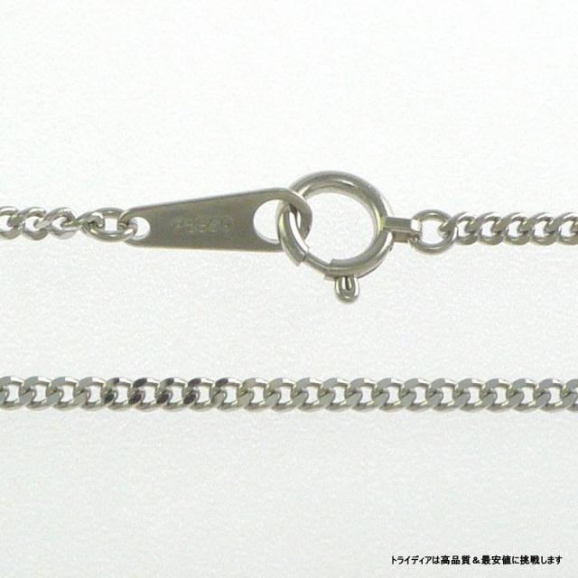 プラチナ 喜平 ネックレス 5.7g 40cm 2面 幅1.7mm Pt850 喜平 