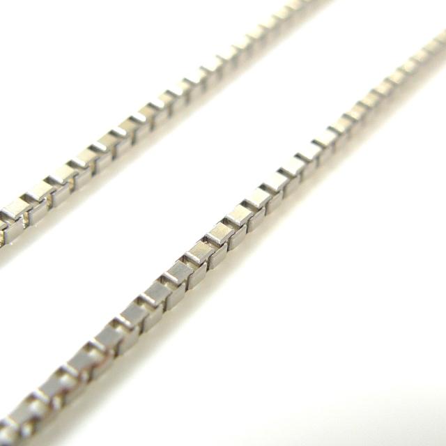 ベネチアン ネックレス プラチナ Pt850 ネックレスチェーン メンズ レディース 幅1.4mm 50cm 8.7g スライド
