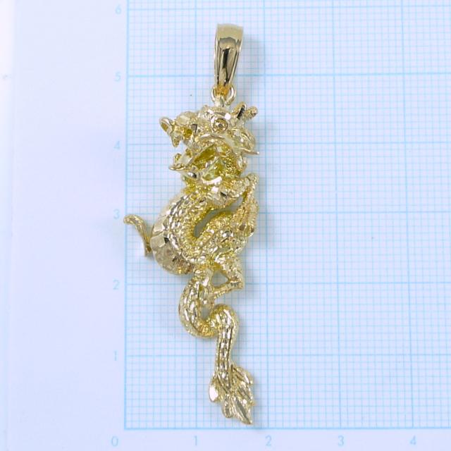 k18 ゴールド 龍 ペンダントトップ ORIGINAL K18 龍ペンダントトップ GSP18 | GOLD HOUSE Japan